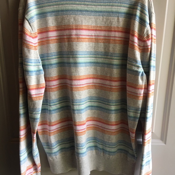 M / Vintage LaCoste Striped Crewneck Sweater - Picture 5 of 7